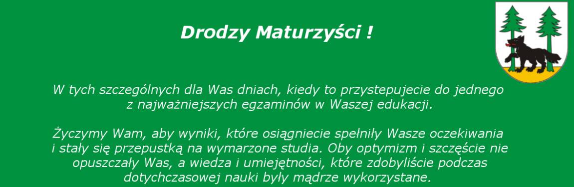 Życzenia dla maturzystów