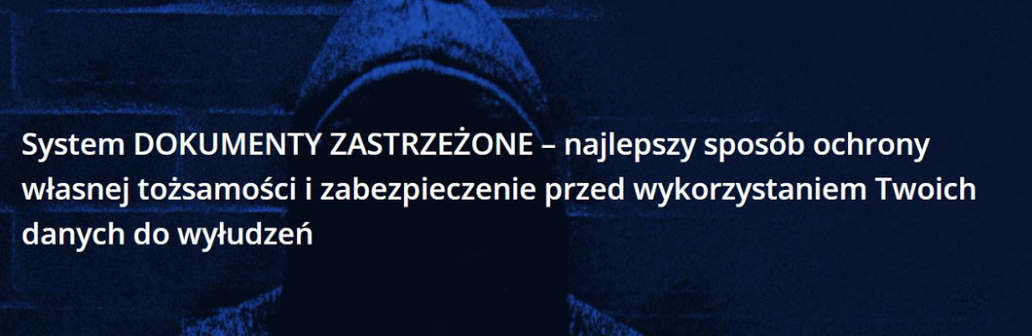 Utracone dokumenty należy najpierw zastrzec w banku