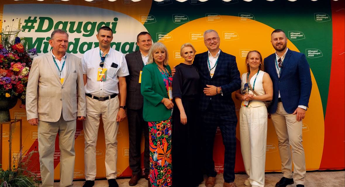 Delegacja, zdjęcie grupowe, Litwa