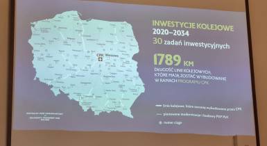 Konsultacje związane z koncepcją budowy linii kolejowej biegnącej z Giżycka przez Orzysz – Pisz - Kolno do planowanego Centralnego Portu Komunikacyjnego