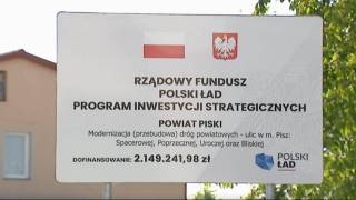 Otwarcie dróg powiatowych w Piszu